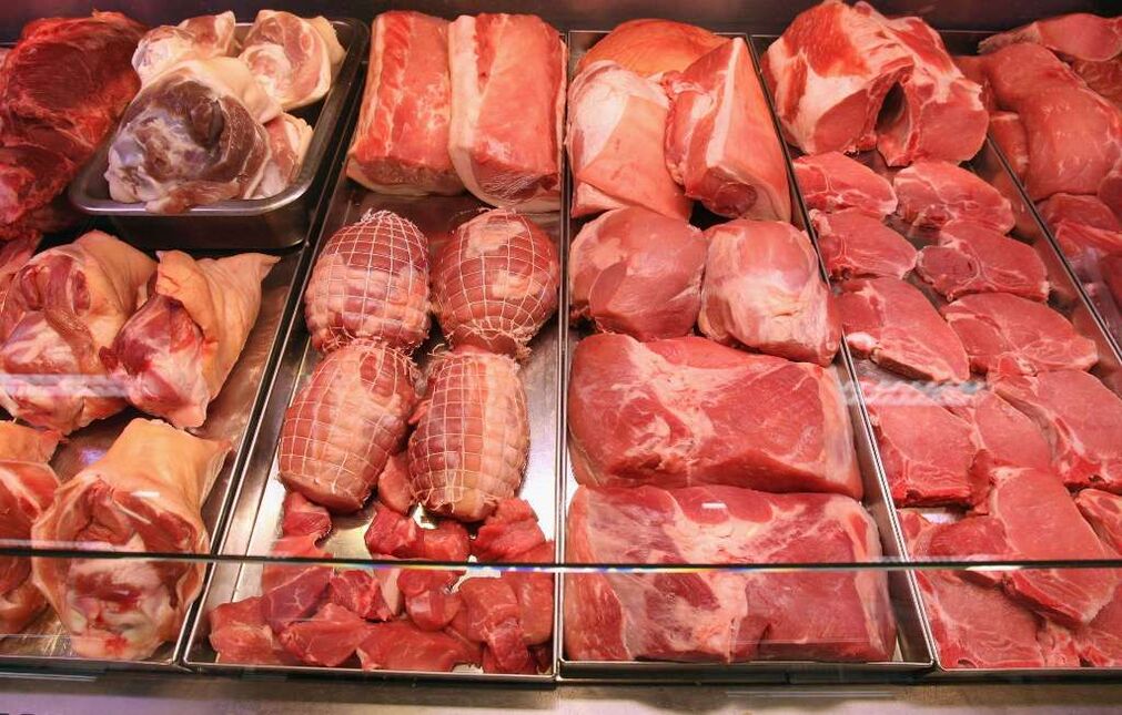 Rotes Fleisch